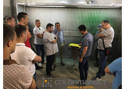 Презентация уникальной покрасочной установки от итальянского завода EU...