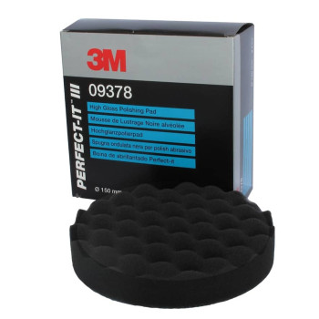 Полировальный круг для пасты №3 D150 черный, 3М - фото