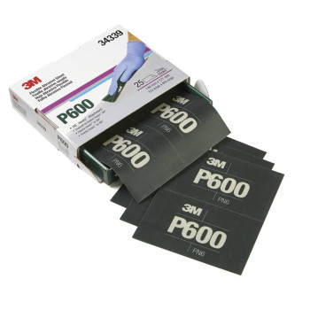 34339 Гибкие абразивные листы 270J 3M HOOKIT, 140х171 мм, P60... - фото