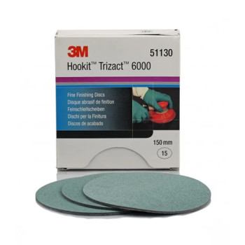 51130 Матирующий абразивный диск TRIZACT D150 P6000, 3М - фото