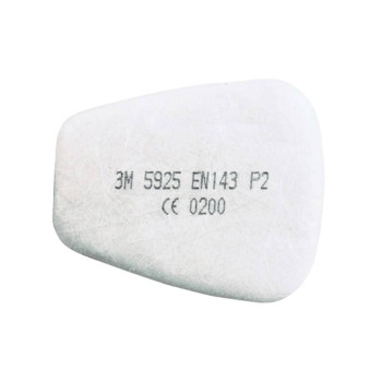 Сменный фильтр от пыли, аэрозолей для масок серии 6000, 3М - фото