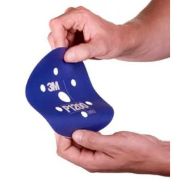 34422 Гибкие абразивные диски 3M HOOKIT, диам. 150мм, 15 отверстий, Р1200 - фото