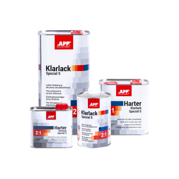 Лак акриловый прозрачный 2К APP Klarlack Spezial S 2:1 020109... - фото