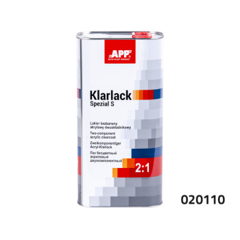 Лак акриловый прозрачный 2К APP Klarlack Spezial S 2:1 020110... - фото