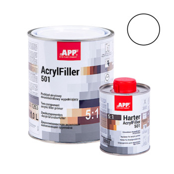 Грунт-наполнитель акриловий APP AcrylFiller 501 5:1 020407, б... - фото