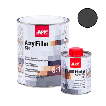 Грунт-наполнитель акриловий APP AcrylFiller 501 5:1 020409, ч... - фото
