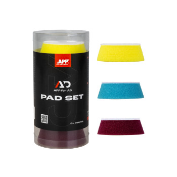 Губки полировальные гладкие APP for AD Set 080145 диам.150/16... - фото