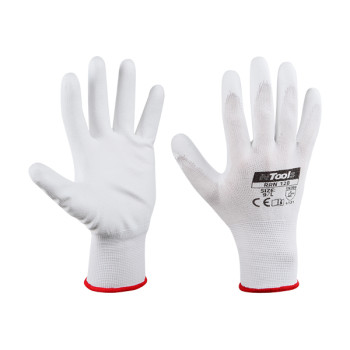 Перчатки рабочие NTools RRN 12B 090801, нейлоновые с полиурет... - фото