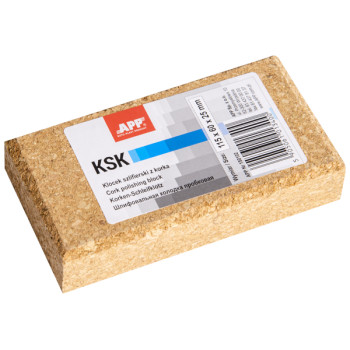 Колодка шлифовальная APP KSK 150102, пробковая 115 x 60 x 25м... - фото