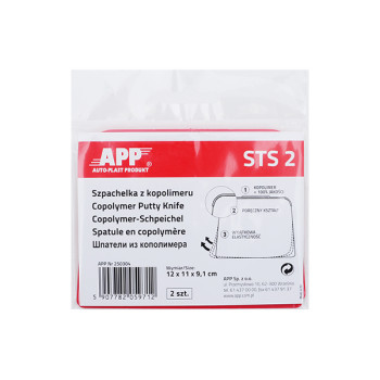 Шпателя пластиковые APP STS 250304, красные 12x11x9см, 2шт/ко... - фото