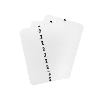 Тест-карта металева APP TKM White 250620, біла (1шт) - фото