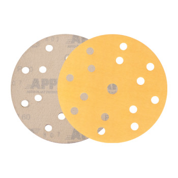 Круг абразивный APP K555 40KZU240, желтый 15 отвер. диам. 150... - фото