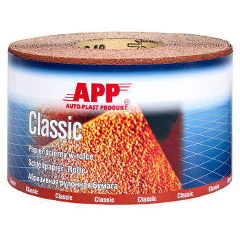 Абразив APP R115 40R0080, коричневый в рулоне 115мм х 25м, Р8... - фото