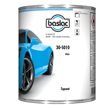 30-S010 2К Акрилова емаль біла (3,5Л), baslac - фото