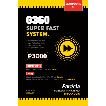 Набір для полірування KT3001 G360, Farecla - фото