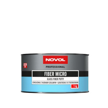 Шпаклевка со стекловолокном NOVOL FIBER MICRO 1233 (1 кг) - фото