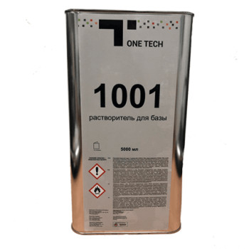 Растворитель 1К 1001 для базы (5 л), ONE TECH - фото