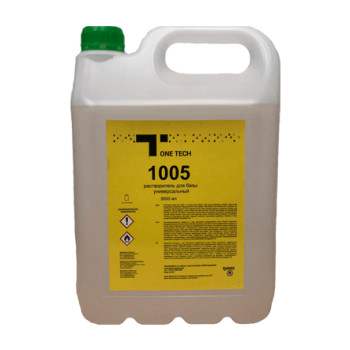 Растворитель универсальный 1005 для базы (5 л), ONE TECH - фото