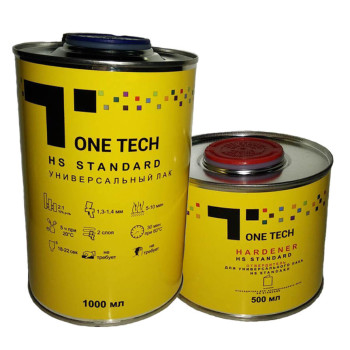 T1-CL0022-1000 Лак Clear HS Standart 2:1 (1 л) с отвердителем... - фото