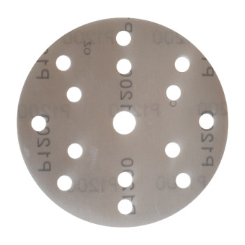 K215 КРУГ ШЛИФОВАЛЬНЫЙ НА ЛИПУЧКЕ D150 P1200 15 ОТВ, ONE TECH - фото