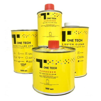OneTech грунт швидкий Quick Filler UHS 5:1 білий, 1л + затвер... - фото