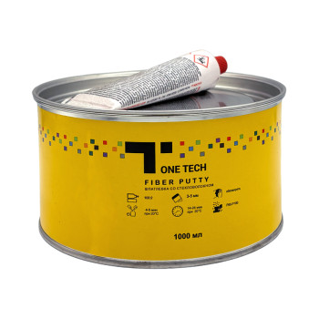 Шпатлівка зі скловолокном FIBER PUTTY (1,7 кг), з затверджува... - фото