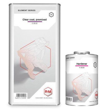 Лак универсальный R-M Premixed Clear coat  C 2E10 4:1(4л) + о... - фото