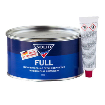 Шпатлівка SOLID Full (1800 г) з затверджувачем - фото
