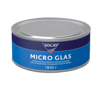 Шпатлевка SOLID Micro Glas со стекловолокном (1800 г) и отвер... - фото