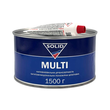 MULTI Шпатлівка універсальна з затверджувачем, 1500г, SOLID - фото