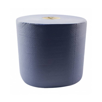 Рушник паперовий 2-х шаровий синій  24см/291м Top Service P97... - фото