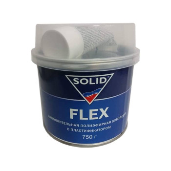 Шпатлевка по пластику SOLID Flex (750 г) с отвердителем - фото