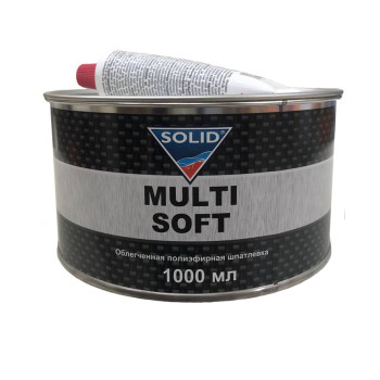 Шпатлівка SOLID Multi Soft (1000 мл) з затверджувачем - фото
