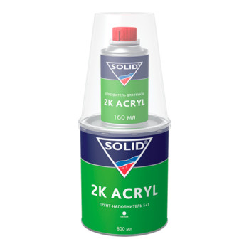 Solid 2K Akril 0.96л білий (грунт) - фото