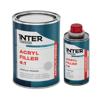 Грунт-наповнювач акриловий "ACRYL FILLER 4:1" сірий... - фото
