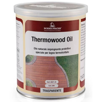 Масло для термодревесины  THERMOWOOD OIL, 1 л, BORMA - фото