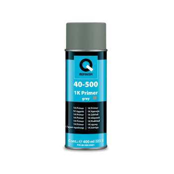 40-500-0401 Грунт 1K Primer сірий 400мл (аерозоль), Q-REFINIS... - фото